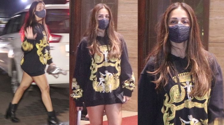 Malaika Arora Versace Hoodie