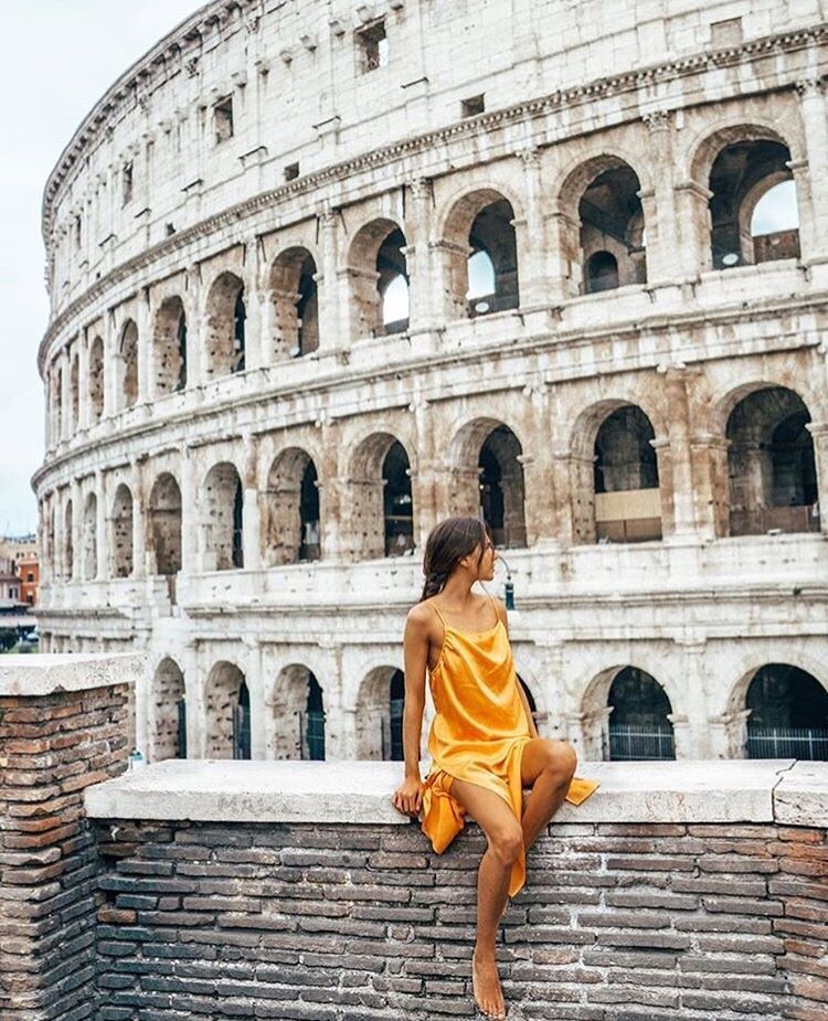 Selfie At The Roman Colosseum