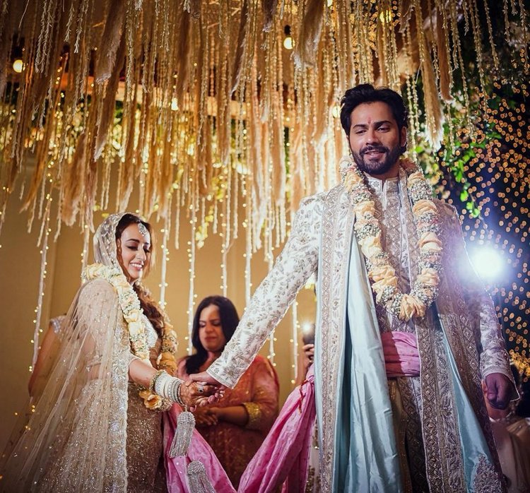 Varun Dhawan And Natasha Dalal Wedding Pic 2