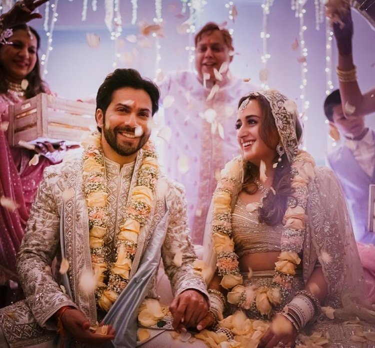 Varun Dhawan And Natasha Dalal Wedding Pic