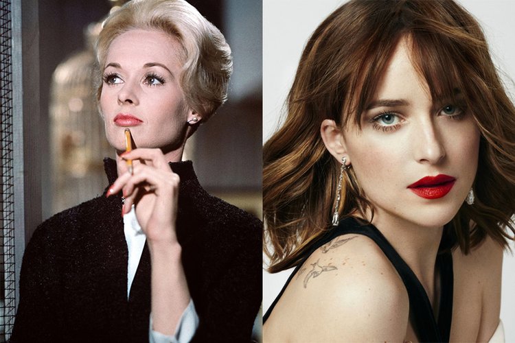 Tippi Hedren And Dakota Johnson