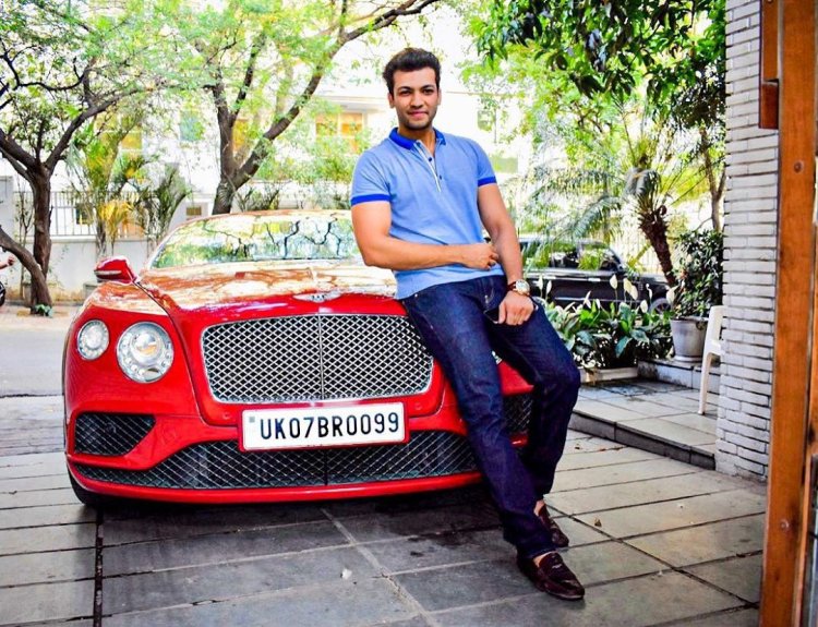 Aneesh Gupta And Bentley Car