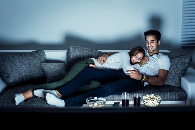 Couple Watching Movies Together