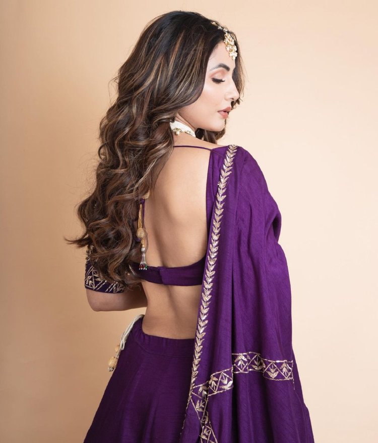 Hina Khan Lehenga 4