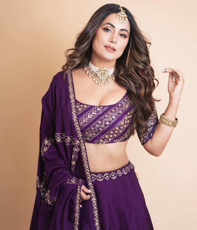 Hina Khan Lehenga