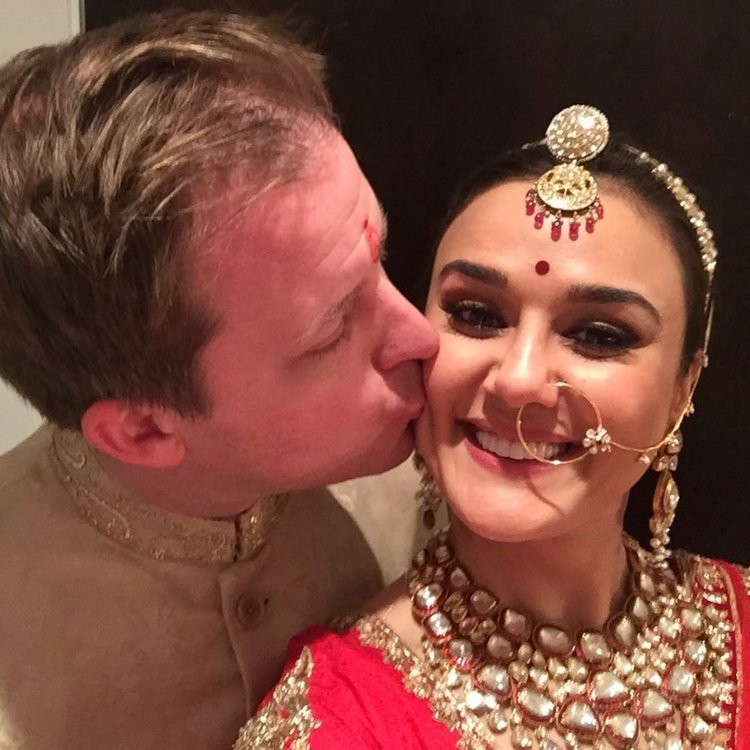 Preity Zinta And Husband