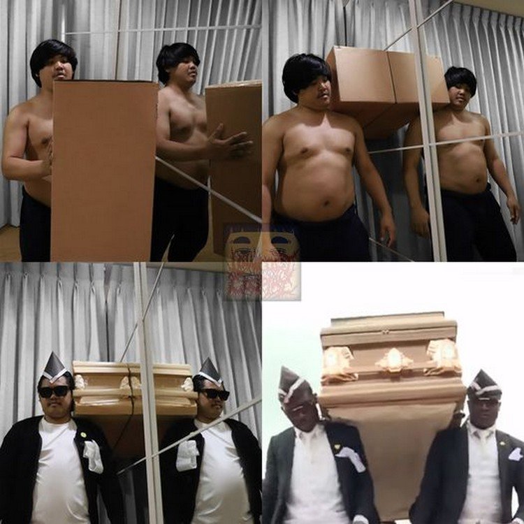 Coffin Dance Low Cost Cosplay