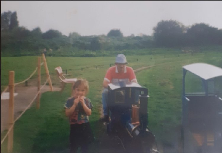 Katie In Wilfred farm