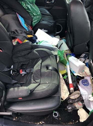 Uks Messiest Car