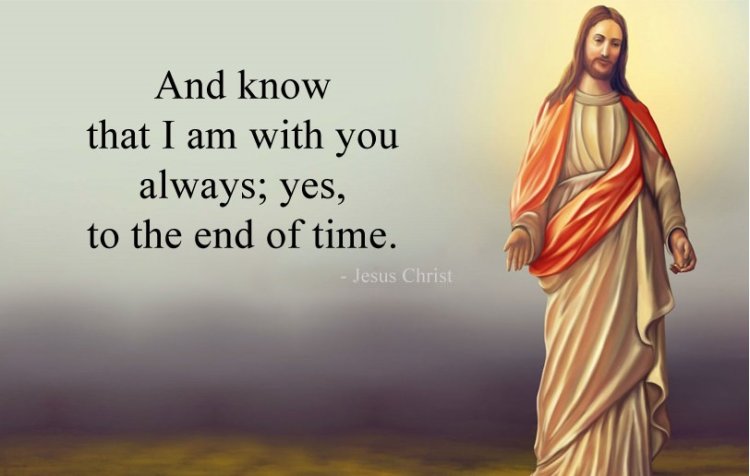 Jesus With Us Blessing Quotes