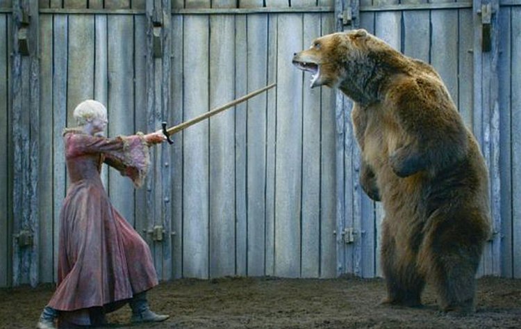 Woman Fights Bear