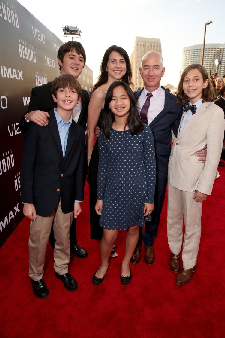 Mackenzie Scott And Jeff Bezos Kids