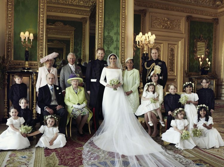 Meghan Markle And Harry Wedding Photo