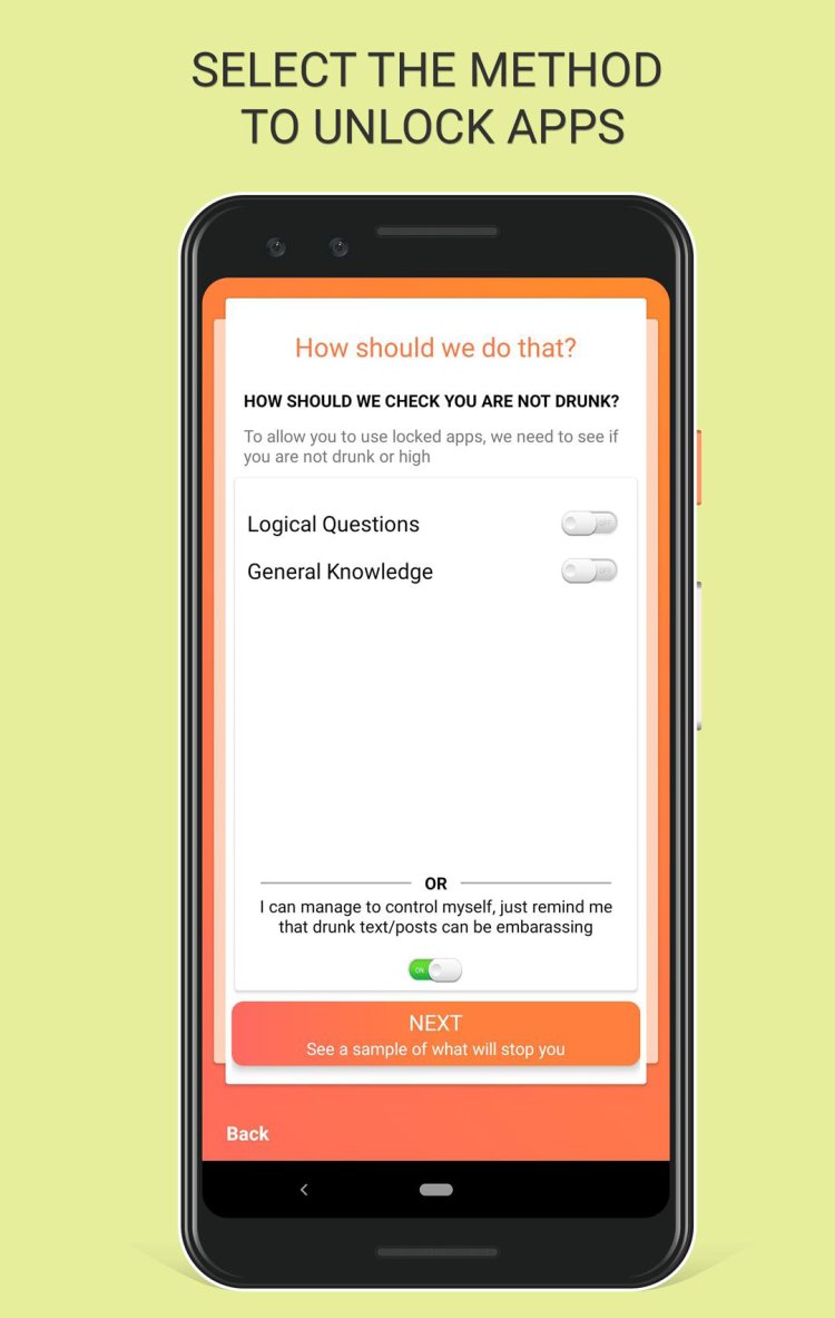 Drunk Locker App