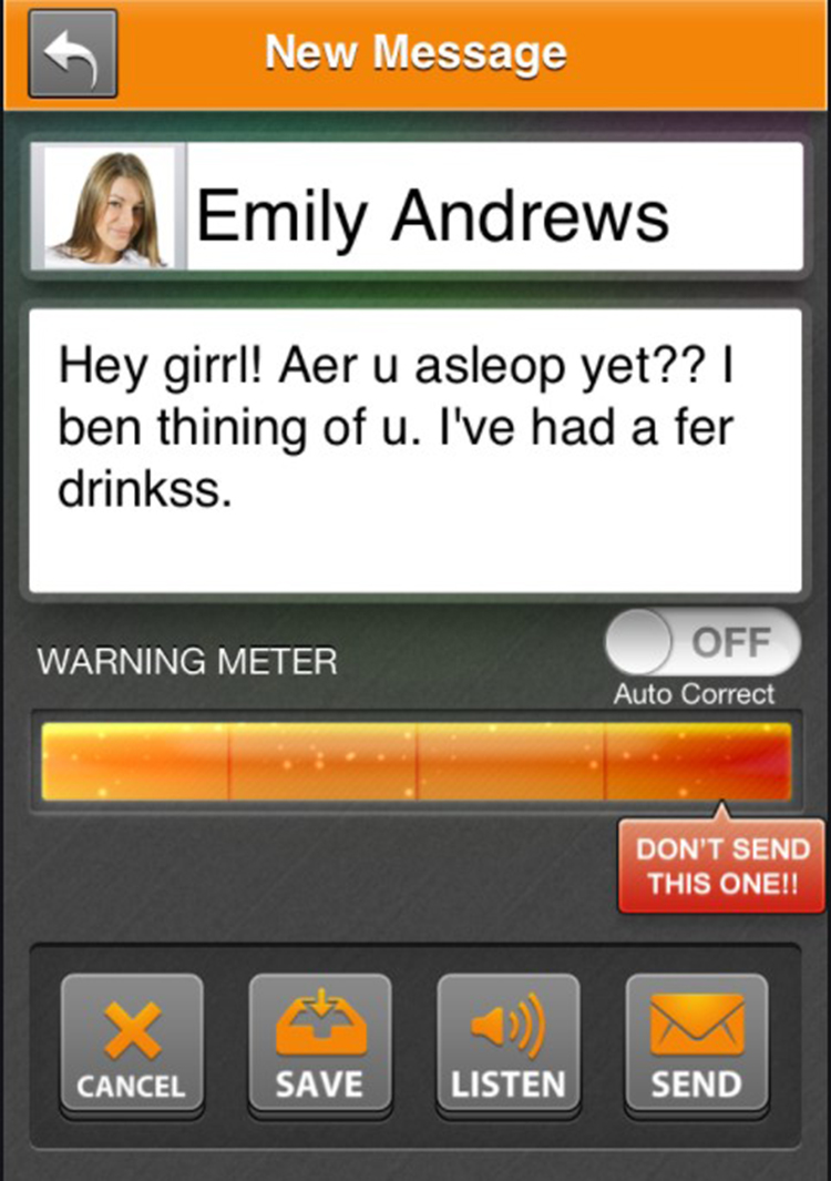 Drunk Text Saviour App
