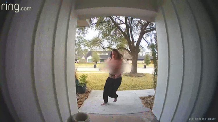 Houston Woman Steal Delivery