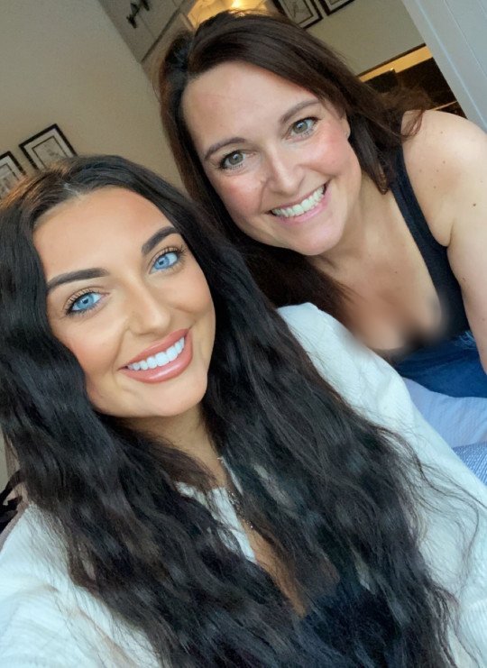 Megan With Her Mother