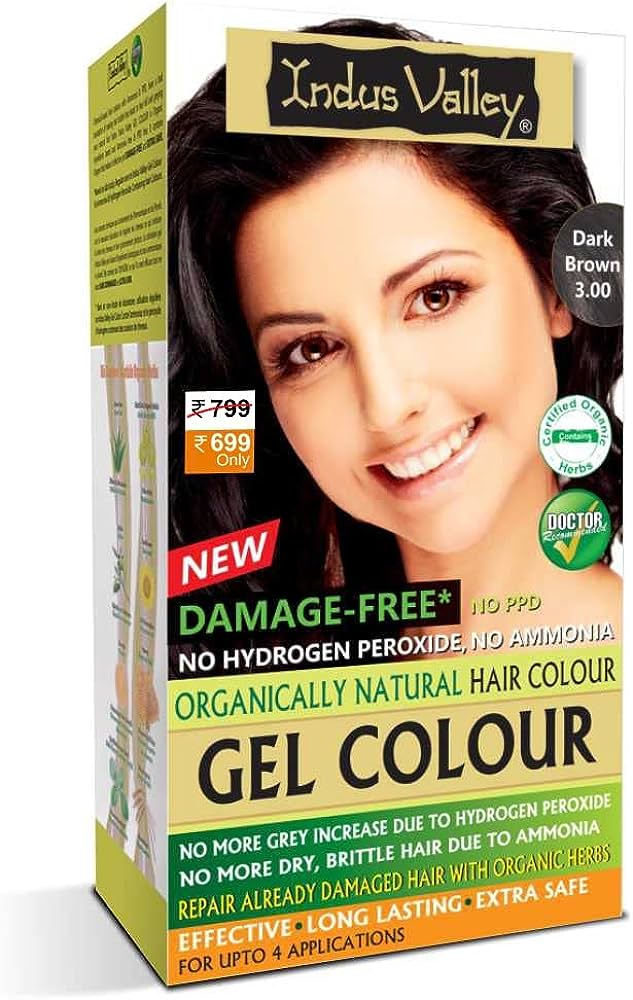Indus Valley Gel Hair Color Dark Brown