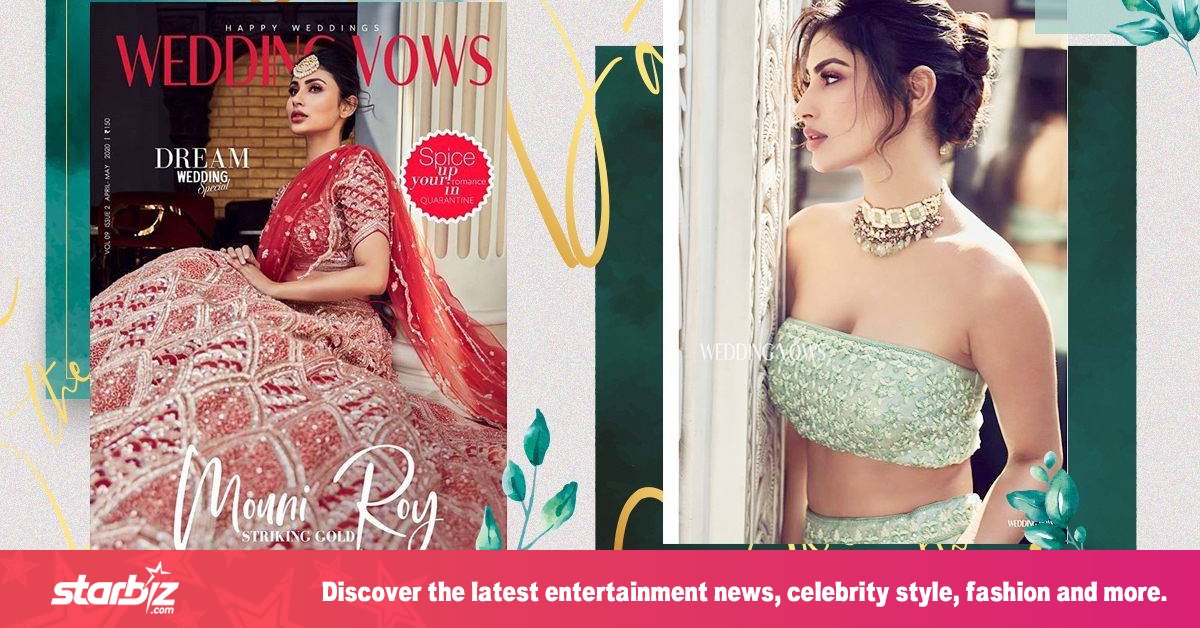 Mouni Roy Dons Traditional Yet Resplendent Avatar for Wedding Vows