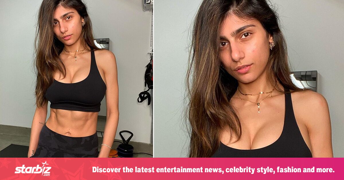 Pornhub Legend Mia Khalifa Shows Off Chiselled Abs In A Black Oufits